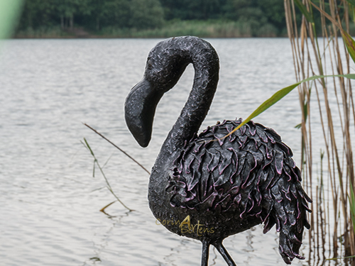 flamingo sculptuur