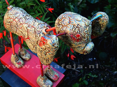 sculptuur 3d-flex hond